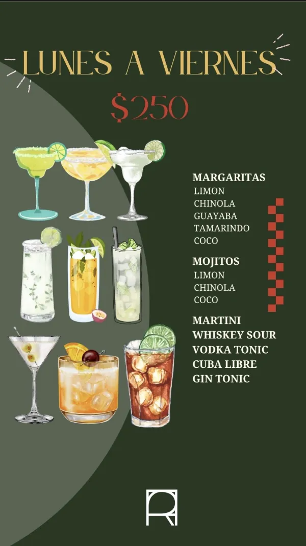 Happy hour de lunes a viernes en Farah